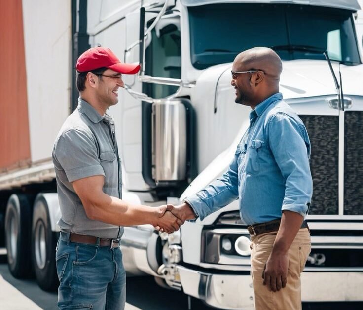 Freight Factoring - Truck on Highway